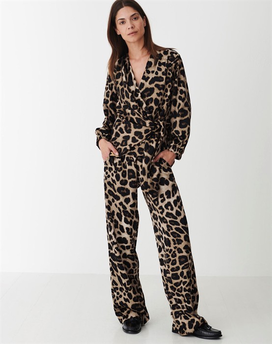 Elena Bluse - Hammered Leopard